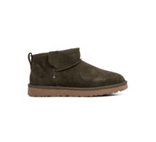 Ugg Mens Classic Ultra Mini Zip Boot Khaki