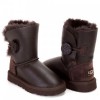 Kids Bailey Button Metallic Chocolate