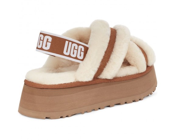 UGG DISCO COLOR SLIDE CHESTNUT