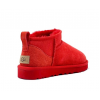 UGG WOMEN'S CLASSIC ULTRA MINI SAMBA RED