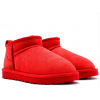 UGG WOMEN'S CLASSIC ULTRA MINI SAMBA RED