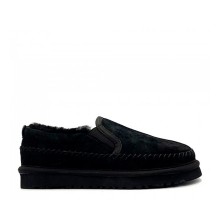 Stitch Slip On Black