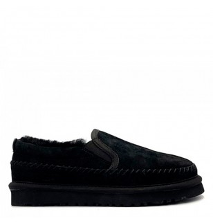 Stitch Slip On Black