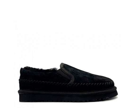 Stitch Slip On Black