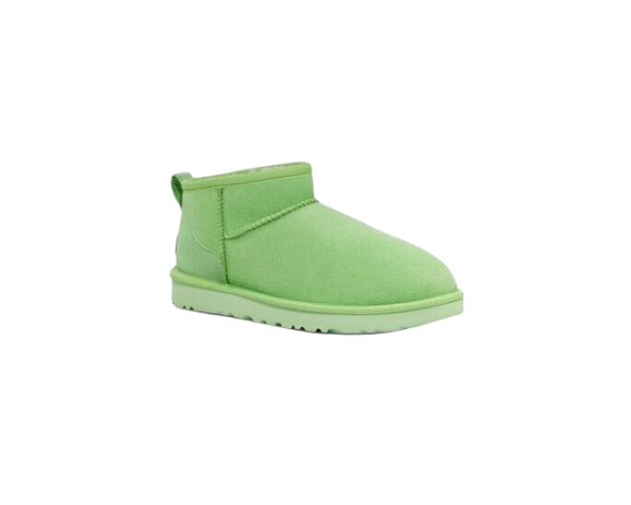 UGG WOMEN'S CLASSIC ULTRA MINI PARAKEET GREEN