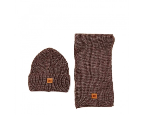 Chunky Rib Knit Beanie Sen Chocolate