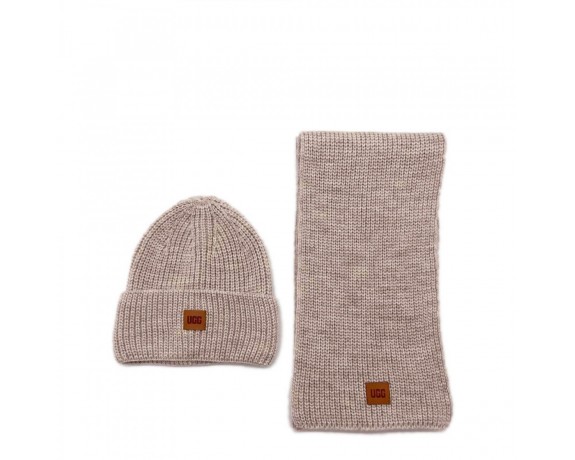 Chunky Rib Knit Beanie Sen Sand