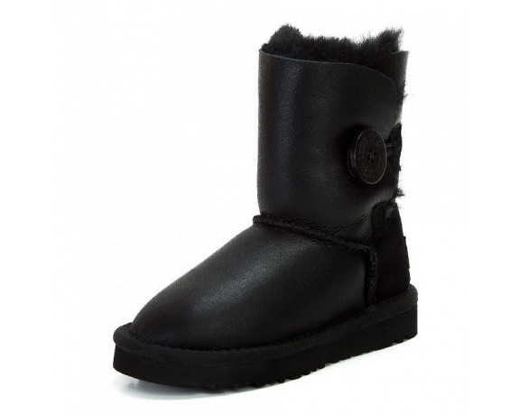 Kids Bailey Button Metallic Black