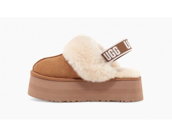 FUNKETTE Suede Platform CHESTNUT