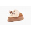 FUNKETTE Suede Platform CHESTNUT