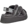 UGG DISCO COLOR SLIDE CHARCOAL