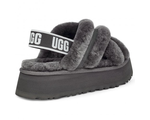 UGG DISCO COLOR SLIDE CHARCOAL