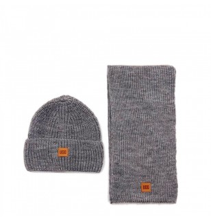 Chunky Rib Knit Beanie Sen Grey