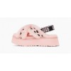 UGG DISCO COLOR SLIDE PINK SCALLOP