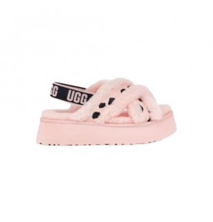 UGG DISCO COLOR SLIDE PINK SCALLOP