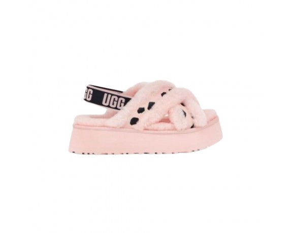 UGG DISCO COLOR SLIDE PINK SCALLOP