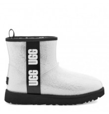 Ugg Classic Clear Mini White Black