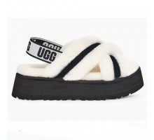 UGG DISCO COLOR SLIDE WHITE