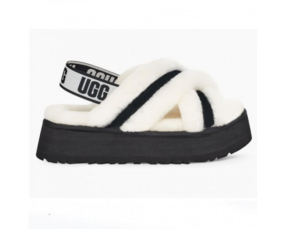 UGG DISCO COLOR SLIDE WHITE