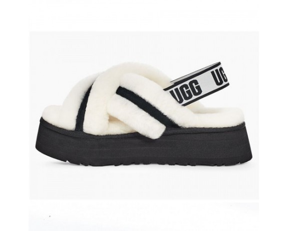 UGG DISCO COLOR SLIDE WHITE