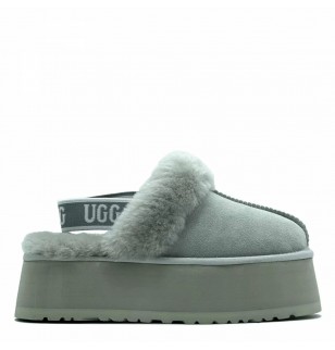 FUNKETTE Suede Platform Grey Violet