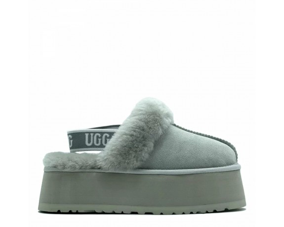 FUNKETTE Suede Platform Grey Violet