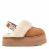 FUNKETTE Suede Platform CHESTNUT