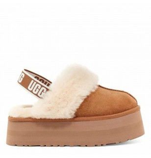 FUNKETTE Suede Platform CHESTNUT