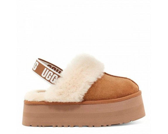 FUNKETTE Suede Platform CHESTNUT