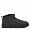 MENS CLASSIC ULTRA MINI BLACK LEATHER