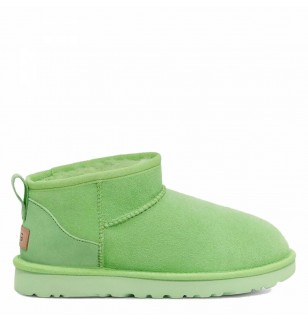 UGG WOMEN'S CLASSIC ULTRA MINI PARAKEET GREEN