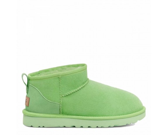 UGG WOMEN'S CLASSIC ULTRA MINI PARAKEET GREEN