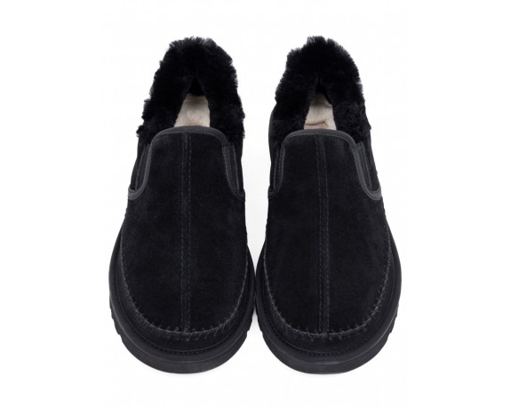 Stitch Slip On Black