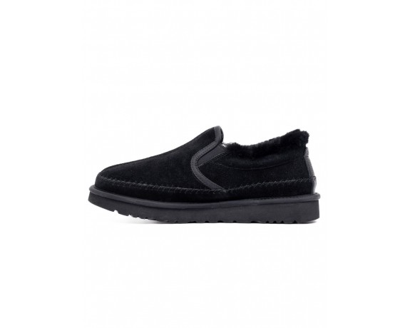 Stitch Slip On Black